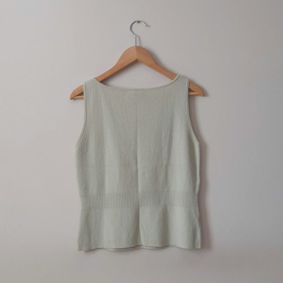 LOFT | Oatmeal Square Neck Sweater Tank - Picture 2 of 4